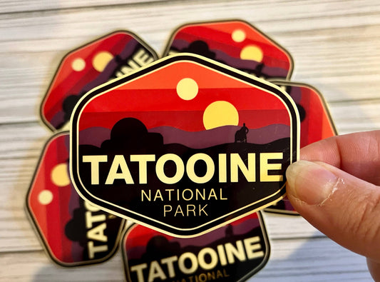 National Park, Tatooine, Vinyl Sticker (Star Wars)